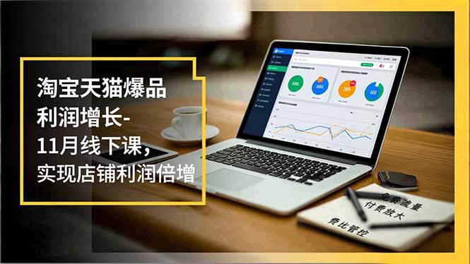 (16824期)淘宝天猫爆品利润增长-11月线下课,免费流量、付费放大、费比管控,实现店铺利润倍增