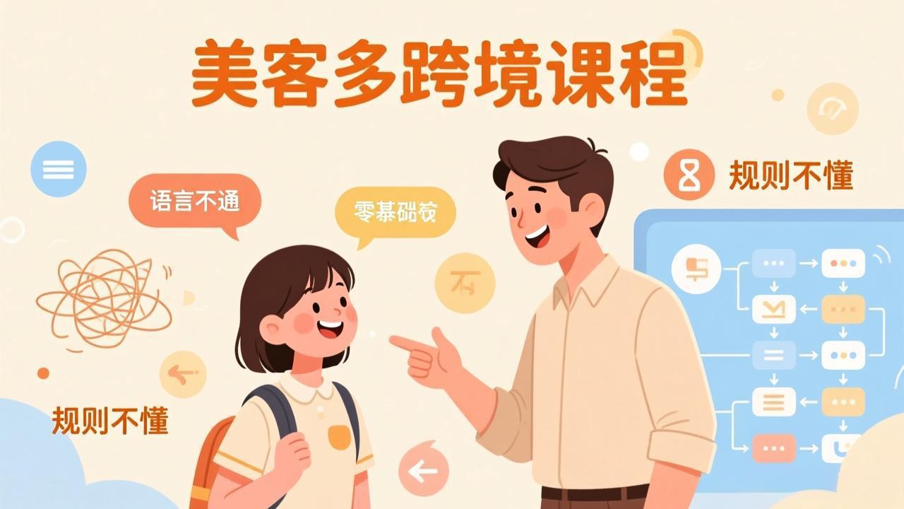 (17503期)怕语言不通、怕不懂规则?零基础小白也能做的美客多跨境课,手把手带你美客多开店稳赚